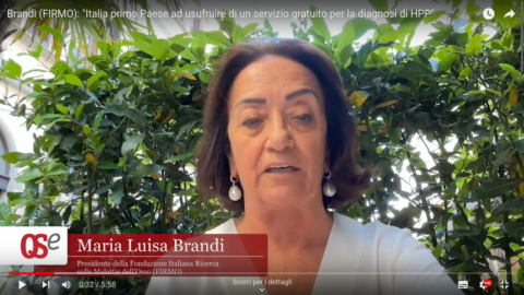 Diagnosi gratuita di HPP in Italia, Prof.ssa Maria Luisa Brandi su Quotidiano Sanità