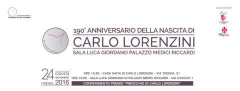 PREMIO “PINOCCHIO DI CARLO LORENZINI”